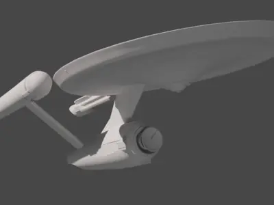 USS NCC 1701 Enterprise 3D print model