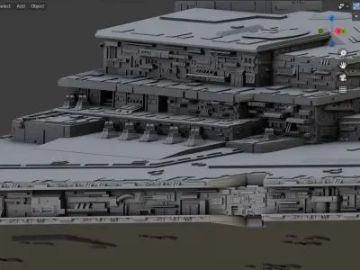 Tector Class Star Destroyer - Star Wars 3D model