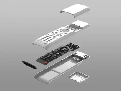 Samsung Hi-Fi Remote Control 3D model