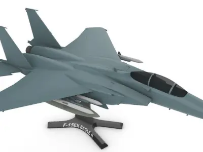F 15EX Eagle II 3D print model