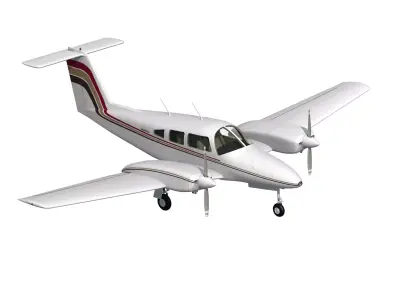 Piper PA-44-180 Seminole 3D model