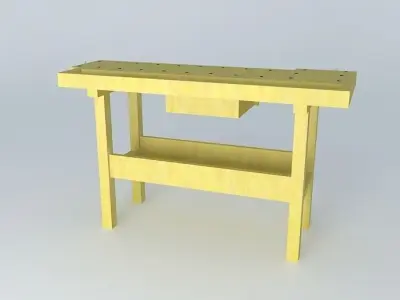 Work Bench Free 3D model
