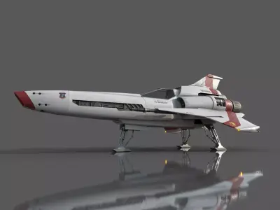 Viper Mk2 fan art Low-poly 3D model