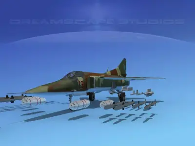 Mig-27 Flogger  V10 Ukraine 3D model