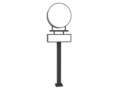 Street Billboard 3D model