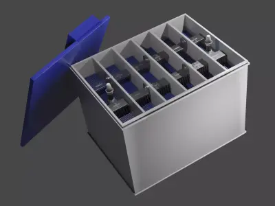 Car Battery - Detailed 3D model