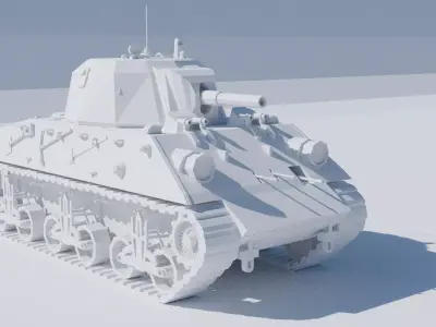  Nahuel DL 43 Low-poly 3D model