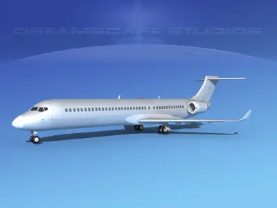 Comac ARJ21-900 Bare Metal 3D model