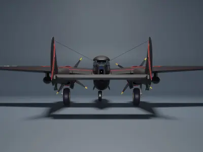 P61 Black Widow 3D model