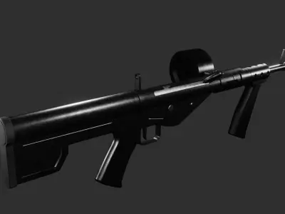 STEN Modified Free 3D model
