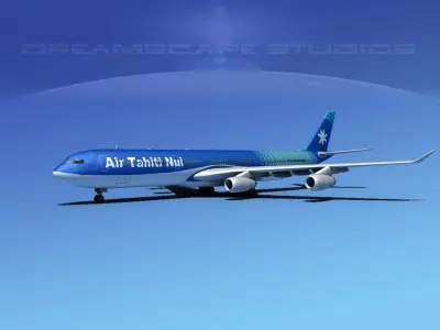 Airbus A340-600 Air Tahiti Nui 3D model