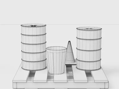 Some Free Game Assets Low-poly 3D model