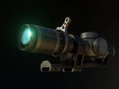 Vortex Razor HD Gen3 scope Low-poly 3D model