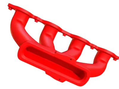 Printable Exhaust Model 3D model