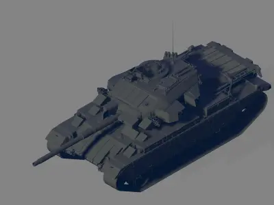 Stridsvagn 105 3D model