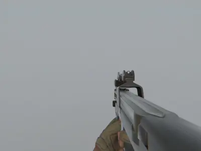 FPS Weapons Set Low-poly 3D model