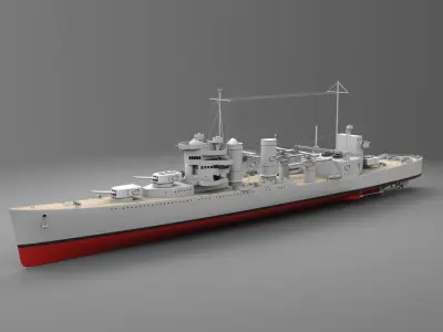 USS New Orleans 3D model