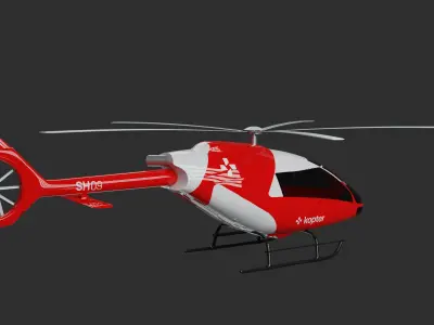Kopter SH09 - The SWISS MADE HELICOPTER - 3D model