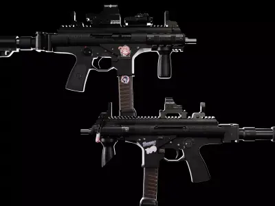 Beretta PMX Free low-poly 3D model