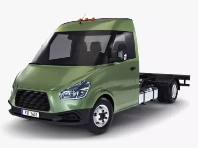 Generic Truck Chassis Frame M 1 3D model