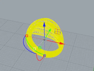 Sviluppo anello con suprfice Free 3D model