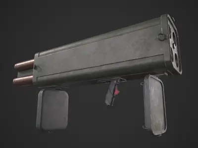 M202 Flash Low-poly 3D model