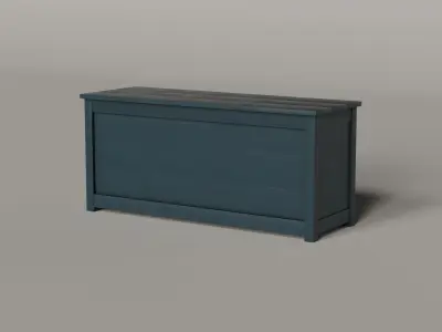 POLYWOOD Console Table - 7 COLORS Low-poly 3D model