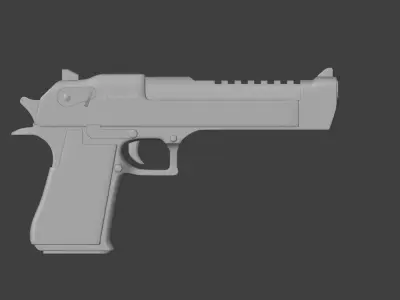 Desert Eagle 3D model 7