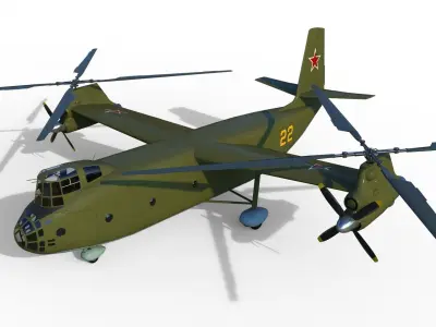 Kamov Ka-22 3D model