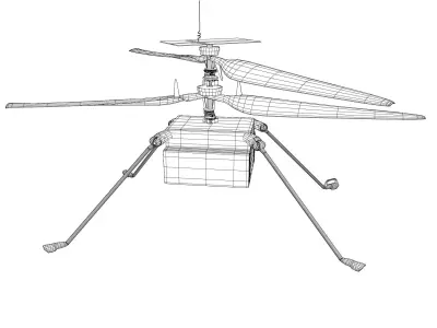 Ingenuity Helicopter 3D model