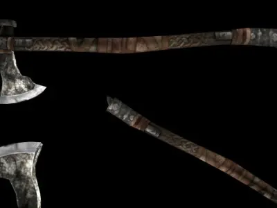 axe of viking Free 3D model