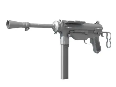 M3A1 Grease Gun 3D model