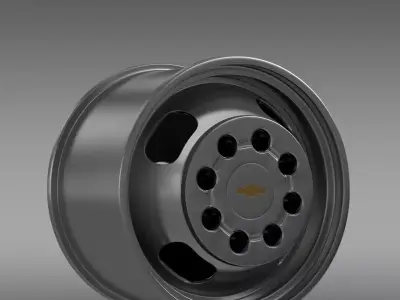 Chevrolet Silverado 3500HD 2008 rim 3D model