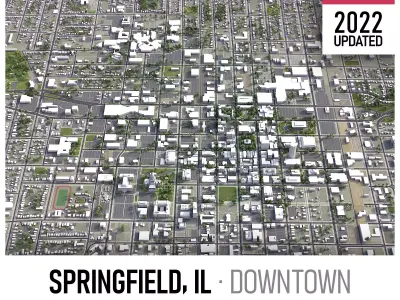 Springfield Low-poly 3D model