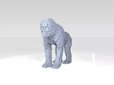 Monkey Voxel 3D model