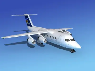 BAe 146-200 Ansett 3D model