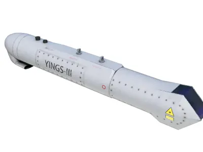 Chinese YINGS-III 330 Day Night Targeting Pod Low-poly 3D model