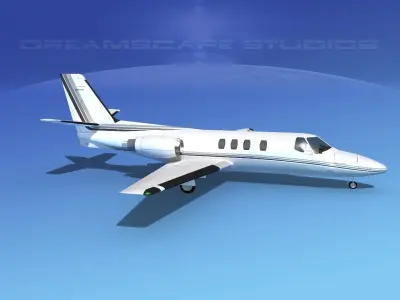 Cessna 500 Citation I V08 3D model