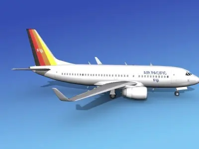 Boeing 737-700ER Air Pacific Fiji 3D model