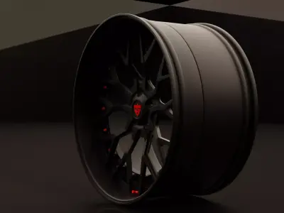 forged wheel series rv-rs01-270595 3D model