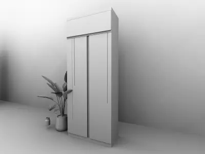 wardrobe furniture design Free 3D model