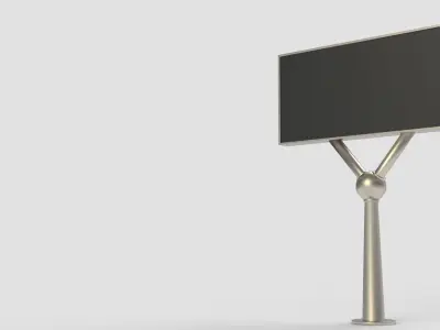 Outdoor Billboard 3D model