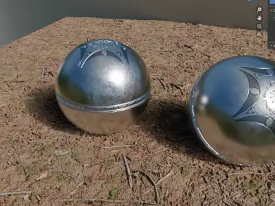 Buga Sphere represented Accurately 3D model