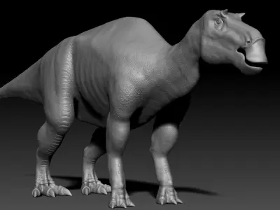 Dinosaur Maiasaura Sculpt Project 3D model