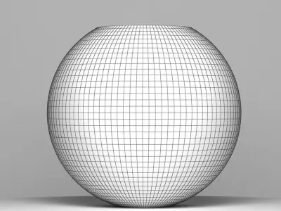 Goldfish in Bowl 3D model