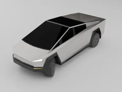 tesla cybertruck model Free 3D model