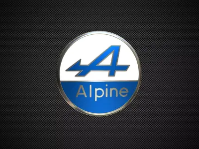 alpine logo 3D model