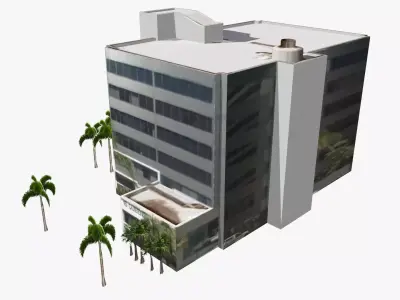 Jade Financial Solutions Low-poly 3D model