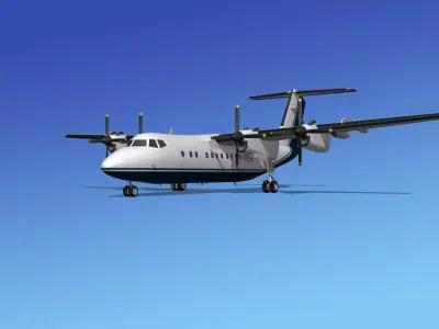 Dehavilland DHC-7 Island Tours 3D model