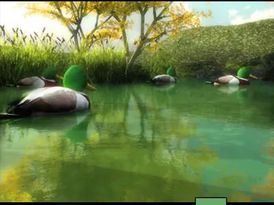 15 Ducks 15 Pond Ducks and Set 3D model